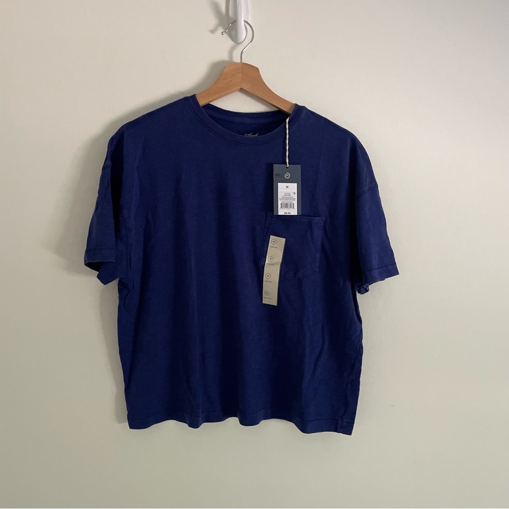 NWT M Universal Thread Tee Cobalt Blue